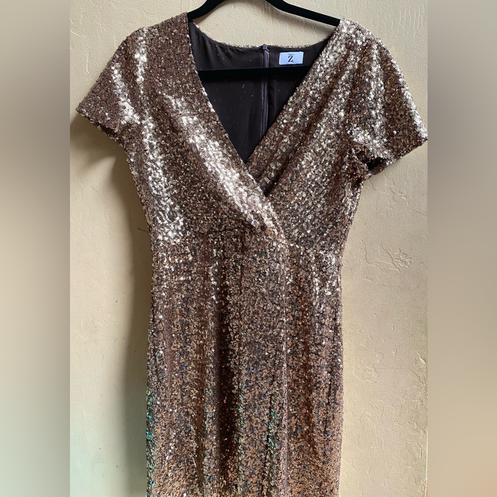 Type Z Gold Sequin Dress